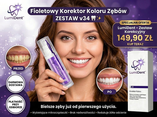 LumiDent™ V34 Natychmiastowy Żel Wybielający